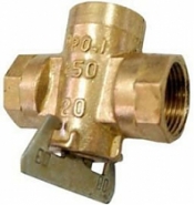 Краны латунные муфтовые конусные (газ) 11б34бк