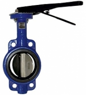 Затвор межфланцевый чугунный 017W Dendor с диском НЖ