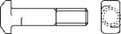 Болты DIN 188 с прямоугольной Т-образной головкой и усиком