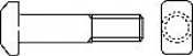 Болты DIN 261 с прямоугольной Т-образной головкой