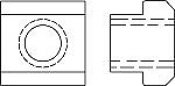 Гайки DIN 508 (ISO 299) для T-образных пазов