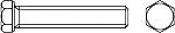 Болты DIN 933 (EN ISO 4017) с шестигранной головкой и полной резьбой