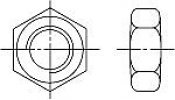 Гайки DIN 934 шестигранные