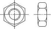 Гайки EN ISO 4032 шестигранные