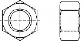 Гайки EN ISO 4033 шестигранные высокопрочные