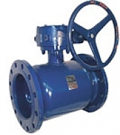 Шаровой фланцевый кран с редуктором Dendor F3530