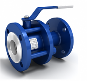 Краны шаровые LD разборные тип 11с67п из стали 09г2с фланцевые полнопроходные/стандартнопроходные