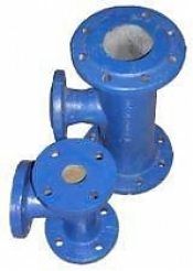 Тройники оцинкованные фланцевые