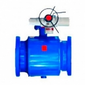 Краны шаровые КМС K1-3-R-500-PN25-000-A-E-2 редуцированный и полнопроходной, с электроприводом AUMA