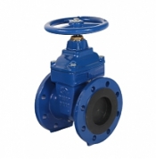 Задвижки чугунные с обрезиненным клином 30ч39р ЛАЗ