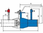 Кран регулирующий линейный Navaltrim - приварной