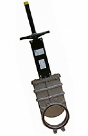 Шиберно-ножевая задвижка однонаправленного действия серии K