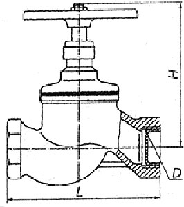 Вентиль чугунный 15кч18п