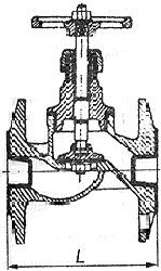 Вентиль чугунный 15кч19п