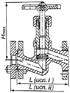 Вентиль стальной 15с51п