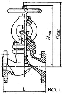 Вентиль стальной 15с65нж
