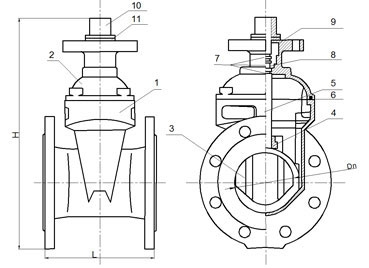 Задвижка 30ч939р схема