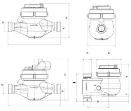 Счетчик 420 многоструйный мокроход