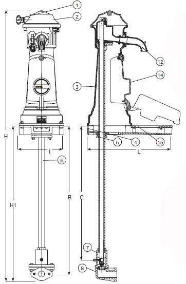 Водоразборная колонка AVK Виктория