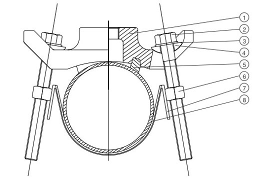 Седло ответвительное универсальное с резьбой 730/4x