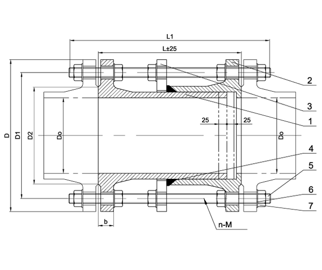 Конструкция демонтажных вставок PR-U13