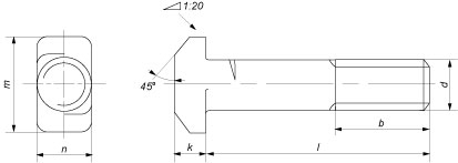 Болты Din 188 схема