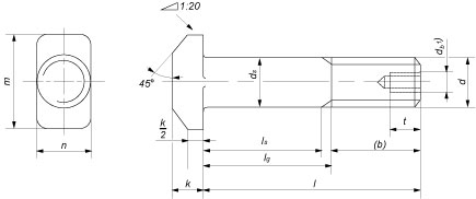 Болты Din 261 схема