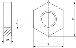 Гайки Din 439-1