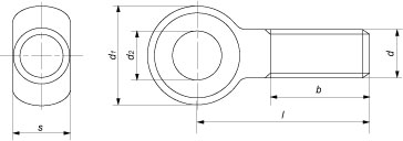 Болты Din 444 схема
