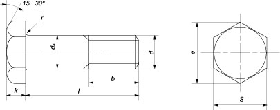 Болты DIN 6914 (EN 14.399-4)