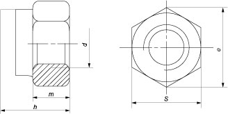Гайки DIN 6915 (EN 14399-4)