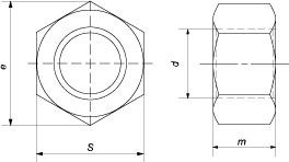 Гайки EN ISO 4033 