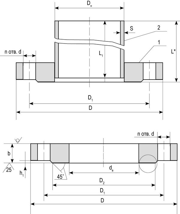 фланцев по ОСТ 34-10-426-90 фланцев по ОСТ 34-10-426-90