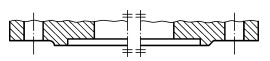  Уплотнительная поверхность фланцев DIN EN 1092-1 Form F