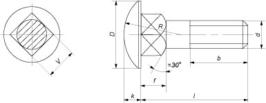 Болт ГОСТ 7802-81 схема