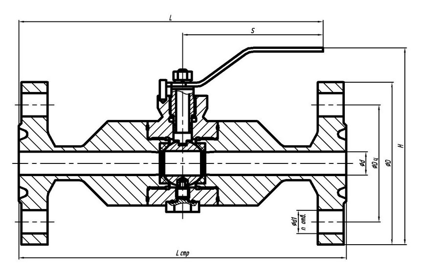 Краны высокого давления шаровые РУ 160 атм фланцевые