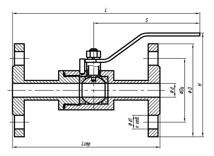 Краны высокого давления шаровые РУ 6-40 атм фланцевые