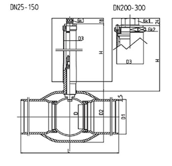 Vexve 107S кран с удлиненным штоком