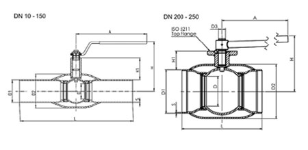 Vexve краны стальные серия 100 схема