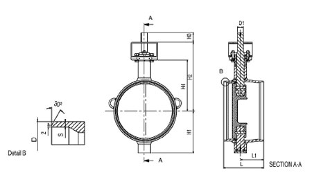 Vexve BFC затворы сварка/сварка по ГОСТу