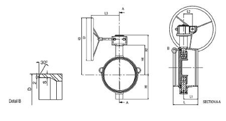 Vexve BFS затвор сварка/сварка ГОСТ