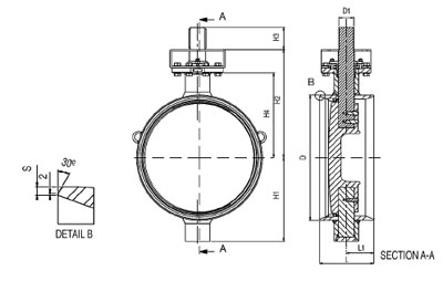 Vexve BRC затвор неполнопроходной