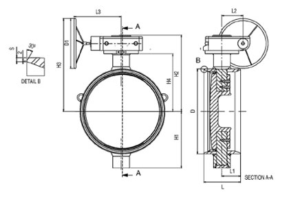 Vexve BRS затвор дисковый поворотный