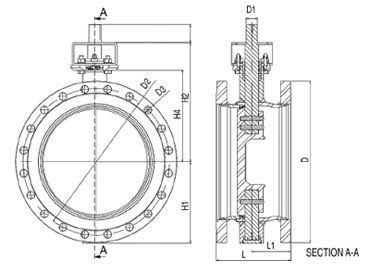 Vexve BFC затвор фланцевый