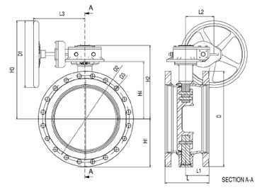 Vexve BFS затворы фланцевые